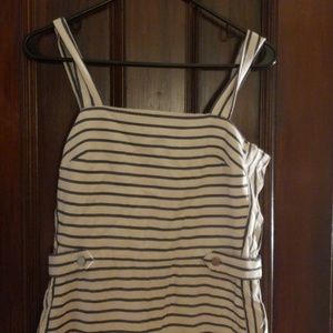 Lovely size 6 BR striped linen dress